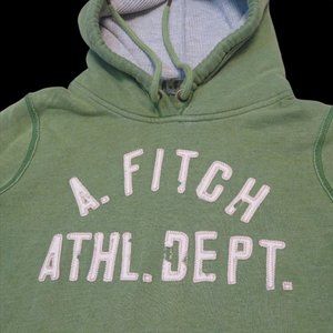 Abercrombie & Fitch Green Script Hoodie